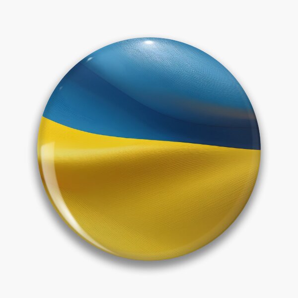 Item preview, A digital rendering of the Ukrainian flag with a flowing, fabric-like texture, showcasing its blue and yellow colors designed and sold by homydesign.