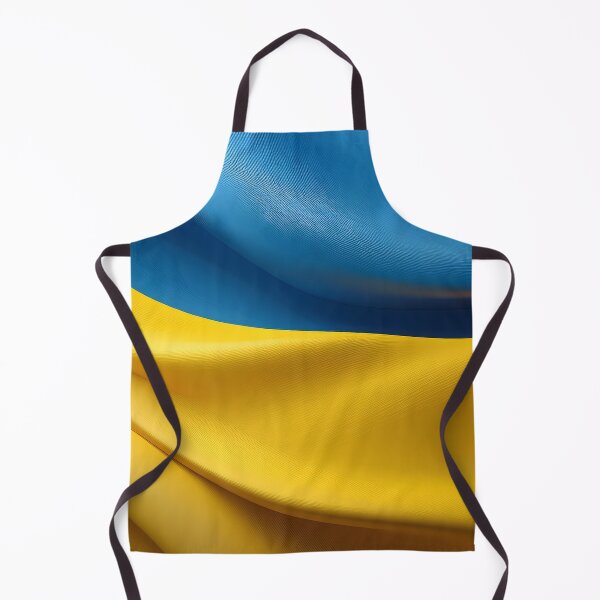 Item preview, A digital rendering of the Ukrainian flag with a flowing, fabric-like texture, showcasing its blue and yellow colors designed and sold by homydesign.