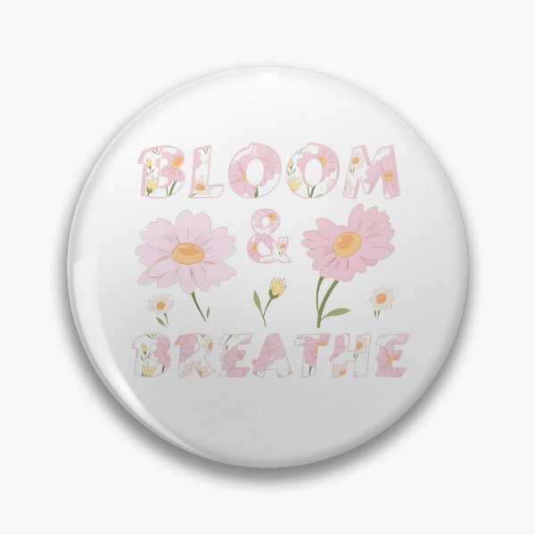 Item preview, Bloom & Breathe Vintage Floral Spring Quote designed and sold by OneLook.