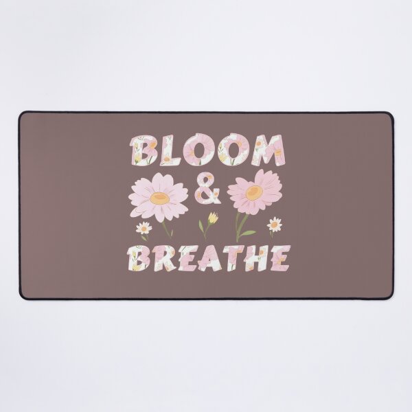 Artikelvorschau, Bloom & Breathe Vintage Floral Spring Quote entworfen und verkauft von OneLook.