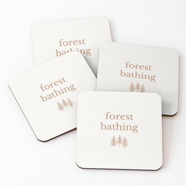 Item preview, Forest Bathing | Minimal Aesthetic | Shinrin-Yoku Typography | Pine Tree Line Art designed and sold by DailyVibesMerch.