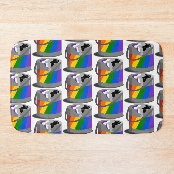 Item preview, Proud Paint Asexual Flag in a Bucket designed and sold by HarveyHandcraftsandDesigns.
