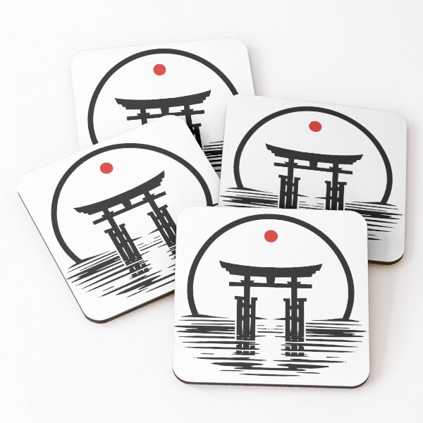 Item preview, Minimalist Torii Gate Line Art — Japanese Zen Symbol Design designed and sold by Ascend777.