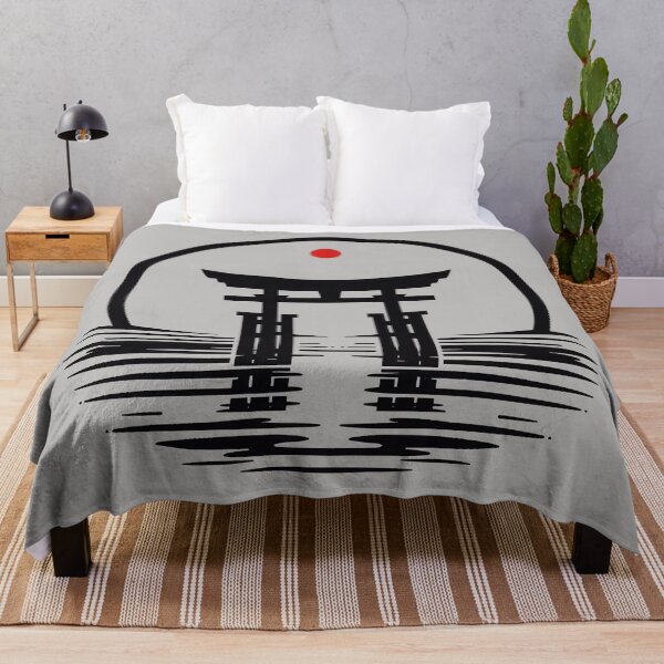 Item preview, Minimalist Torii Gate Line Art — Japanese Zen Symbol Design designed and sold by Ascend777.