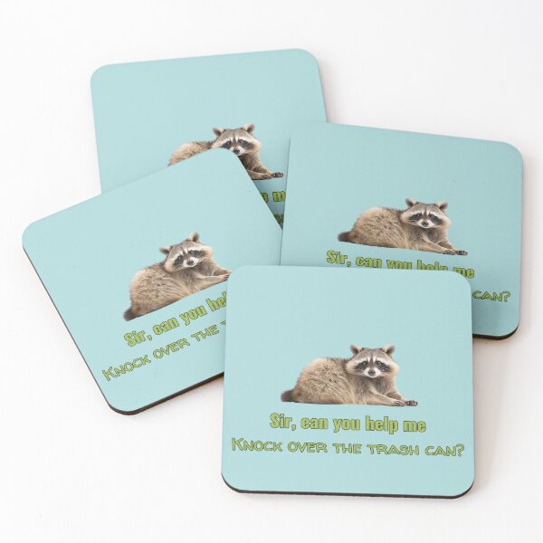 Item preview, Sir, Can You Help Me Knock Over This Trash Can? – Trash Panda Etiquette designed and sold by Novel Works Studio.