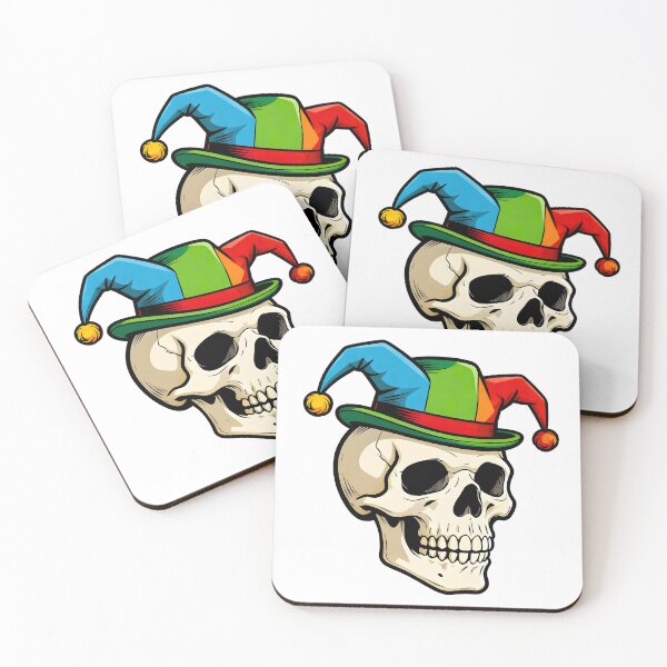 Item preview, A CLOWN SKULL designed and sold by infinitearte.