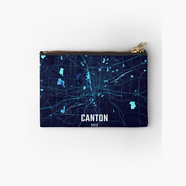 Item preview, Canton Midnight City Map designed and sold by HomeLivingCo.