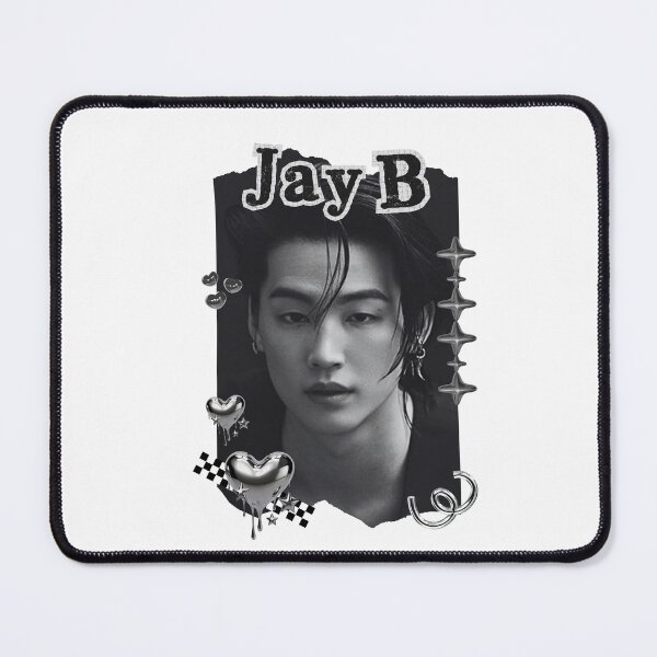 Item preview, Got 7 Jay B Korean Boy Group KPop Korean Group Black and White Collage Digital Art Portrait designed and sold by AJUNICE STUDIO.