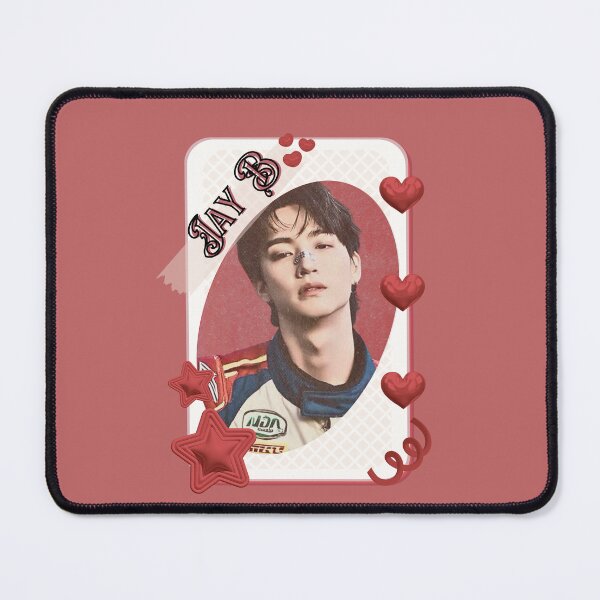 Item preview, Got 7 Jay B Korean Boy Group KPop Korean Group Card Red Aesthetic Collage Design designed and sold by AJUNICE STUDIO.