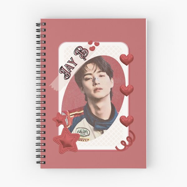 Item preview, Got 7 Jay B Korean Boy Group KPop Korean Group Card Red Aesthetic Collage Design designed and sold by AJUNICE STUDIO.