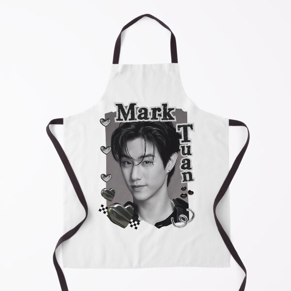 Item preview, Got 7 Mark Korean Boy Group KPop Korean Group Black and White Collage Digital Art Portrait designed and sold by AJUNICE STUDIO.