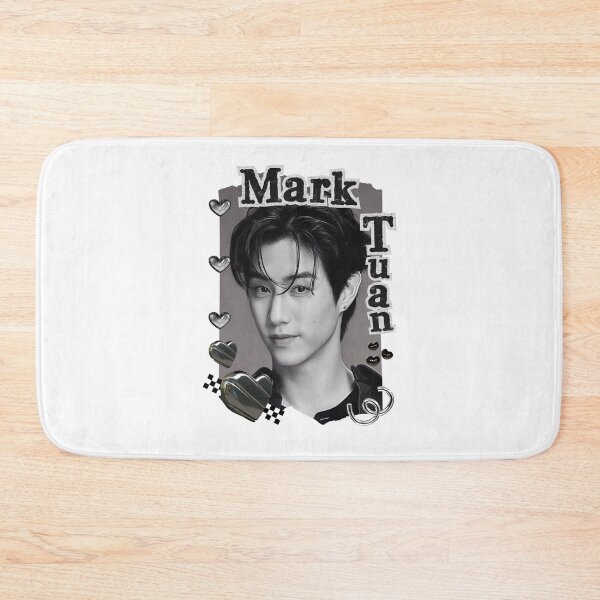 Item preview, Got 7 Mark Korean Boy Group KPop Korean Group Black and White Collage Digital Art Portrait designed and sold by AJUNICE STUDIO.