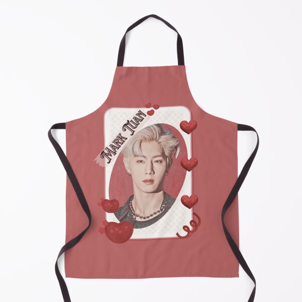 Item preview, Got 7 Mark Korean Boy Group KPop Korean Group Card Red Aesthetic Collage Design designed and sold by AJUNICE STUDIO.