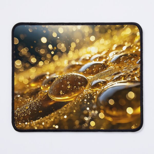 Item preview, Golden droplets shimmer against a dark backdrop, their lustrous sheen creating a luxurious texture designed and sold by homydesign.