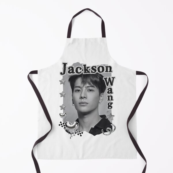 Item preview, Got 7 Jackson Korean Boy Group KPop Korean Group Black and White Collage Digital Art Portrait designed and sold by AJUNICE STUDIO.