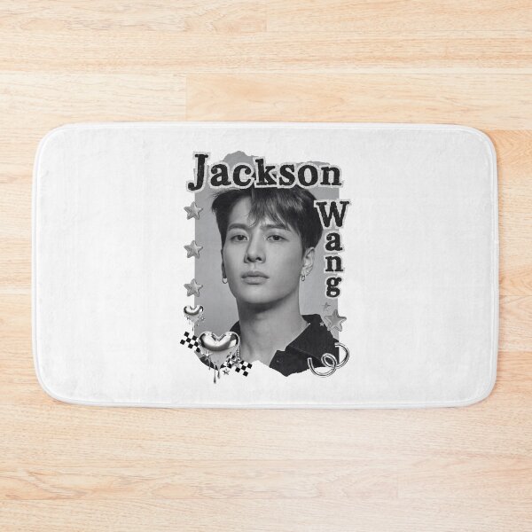 Item preview, Got 7 Jackson Korean Boy Group KPop Korean Group Black and White Collage Digital Art Portrait designed and sold by AJUNICE STUDIO.
