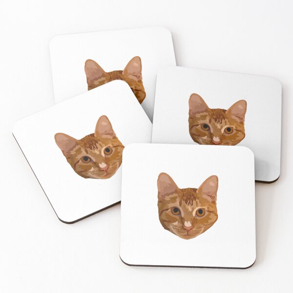 Item preview, Orange Cat Face - Simon designed and sold by zjmorley.