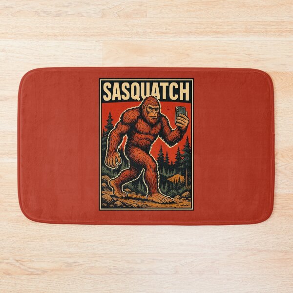 Item preview, Sasquatch Selfie – The Missing Link Goes Viral designed and sold by bisha.