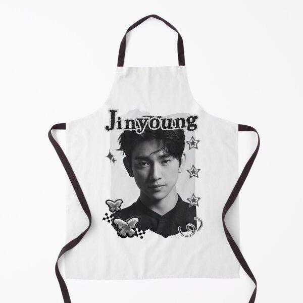 Item preview, Got 7 Jinyoung Korean Boy Group KPop Korean Group Black and White Collage Digital Art Portrait designed and sold by AJUNICE STUDIO.