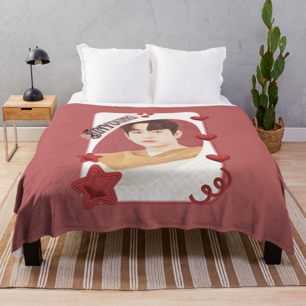 Artikelvorschau, Got 7 Jinyoung Korean Boy Group KPop Korean Group Card Red Aesthetic Collage Design entworfen und verkauft von AJUNICE STUDIO.