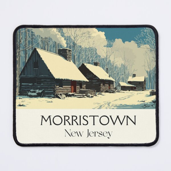 Item preview, Morristown New Jersey Winter | Historic Colonial Art Print designed and sold by TuncGK.