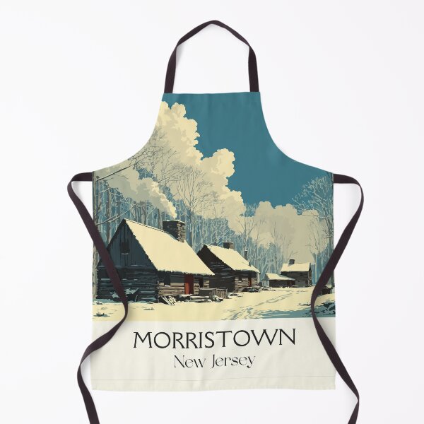 Item preview, Morristown New Jersey Winter | Historic Colonial Art Print designed and sold by TuncGK.