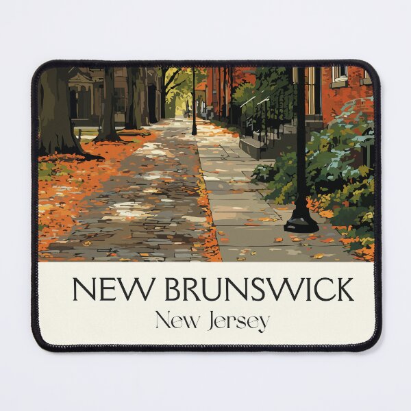Item preview, New Brunswick New Jersey | Historic University Town Art designed and sold by TuncGK.