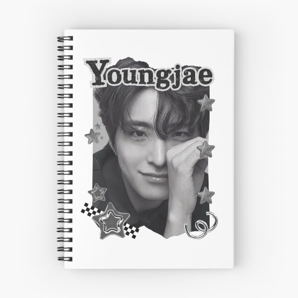 Item preview, Got 7 Youngjae Korean Boy Group KPop Korean Group Black and White Collage Digital Art Portrait designed and sold by AJUNICE STUDIO.
