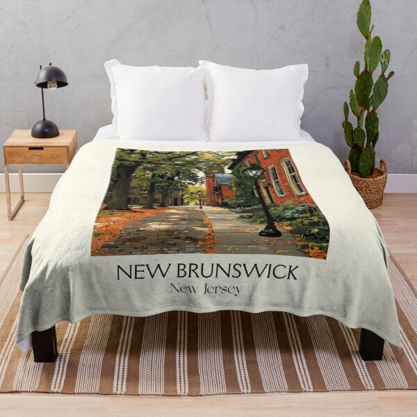 Item preview, New Brunswick New Jersey | Historic University Town Art designed and sold by TuncGK.