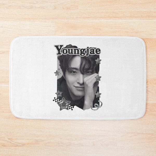Item preview, Got 7 Youngjae Korean Boy Group KPop Korean Group Black and White Collage Digital Art Portrait designed and sold by AJUNICE STUDIO.