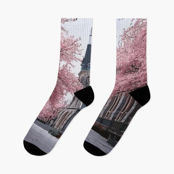 Item preview, Newark New Jersey Cherry Blossoms | Cathedral Park Art designed and sold by TuncGK.