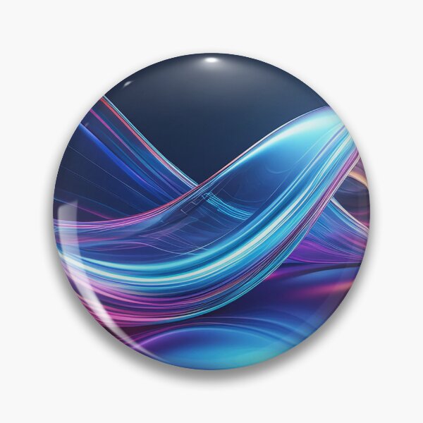 Item preview, An artistic fusion of technology and creativity, showcasing vibrant waves of blue and orange light designed and sold by homydesign.