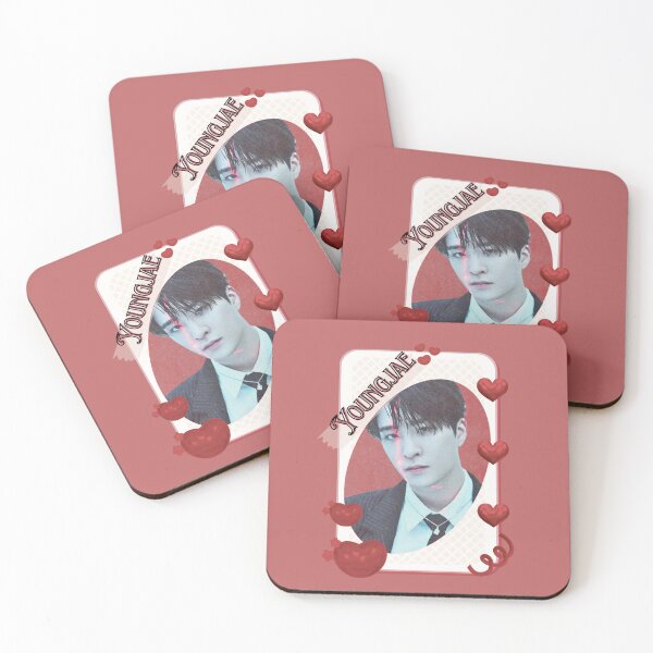 Item preview, Got 7 Youngjae Korean Boy Group KPop Korean Group Card Red Aesthetic Collage Design designed and sold by AJUNICE STUDIO.