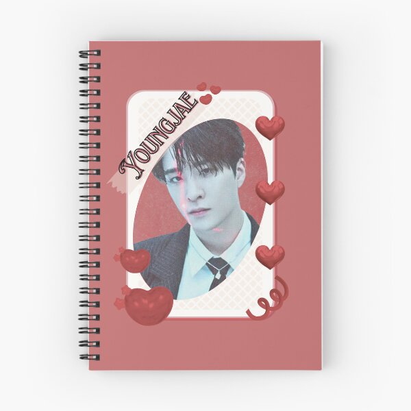 Item preview, Got 7 Youngjae Korean Boy Group KPop Korean Group Card Red Aesthetic Collage Design designed and sold by AJUNICE STUDIO.