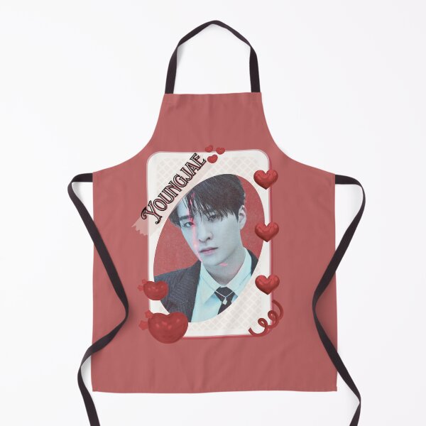 Item preview, Got 7 Youngjae Korean Boy Group KPop Korean Group Card Red Aesthetic Collage Design designed and sold by AJUNICE STUDIO.