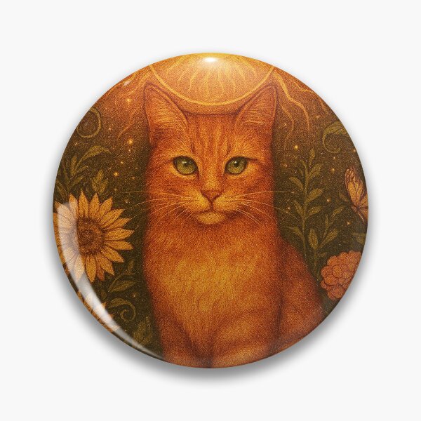 Item preview, Espíritu iluminado por el sol - Ilustración del Tarot del Gato designed and sold by Beach-Raven Designs.