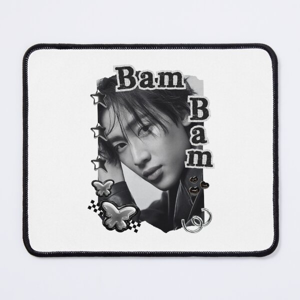 Item preview, Got 7 BamBam Korean Boy Group KPop Korean Group Black and White Collage Digital Art Portrait designed and sold by AJUNICE STUDIO.