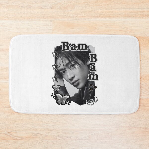 Item preview, Got 7 BamBam Korean Boy Group KPop Korean Group Black and White Collage Digital Art Portrait designed and sold by AJUNICE STUDIO.