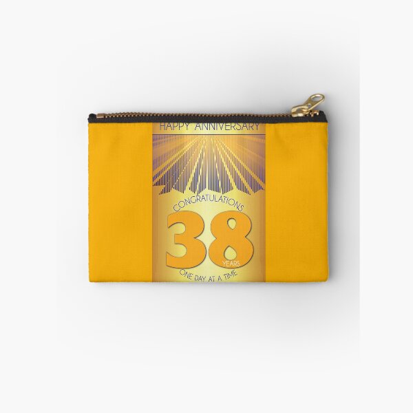 Item preview, 38 Year Golden Ray One Day At A Time Anniversary designed and sold by ApexDesigners.
