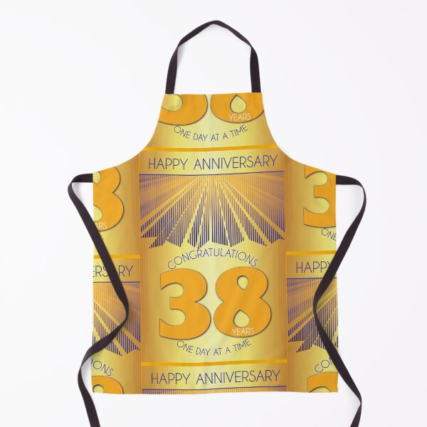 Item preview, 38 Year Golden Ray One Day At A Time Anniversary designed and sold by ApexDesigners.