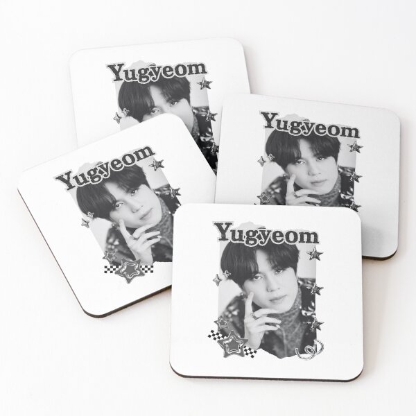Item preview, Got 7 Yugyeom Korean Boy Group KPop Korean Group Black and White Collage Digital Art Portrait designed and sold by AJUNICE STUDIO.