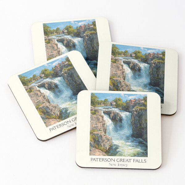 Item preview, Paterson Great Falls NJ | National Historical Park Art designed and sold by TuncGK.