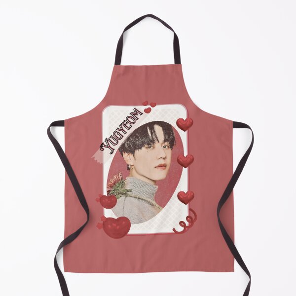 Item preview, Got 7 Yugyeom Korean Boy Group KPop Korean Group Card Red Aesthetic Collage Design designed and sold by AJUNICE STUDIO.
