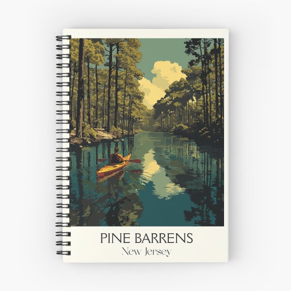 Item preview, Pine Barrens New Jersey | Cedar Water Canoeing Art Print designed and sold by TuncGK.