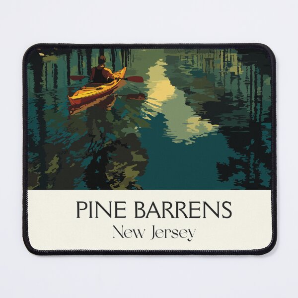 Item preview, Pine Barrens New Jersey | Cedar Water Canoeing Art Print designed and sold by TuncGK.