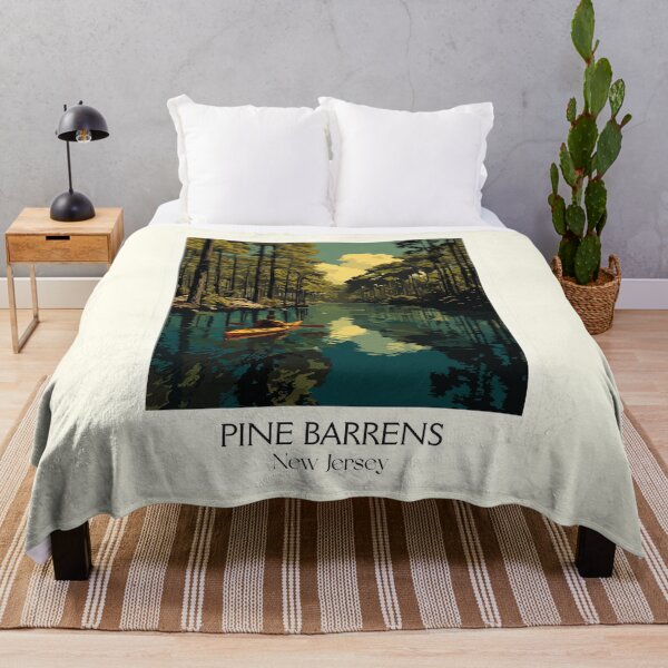 Item preview, Pine Barrens New Jersey | Cedar Water Canoeing Art Print designed and sold by TuncGK.