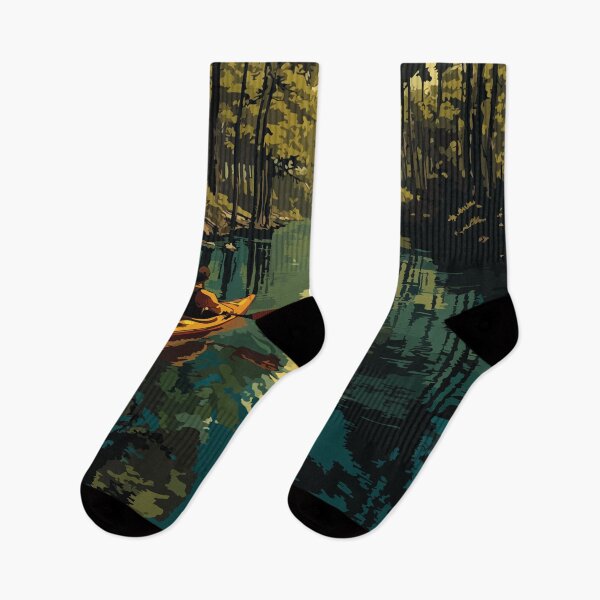 Item preview, Pine Barrens New Jersey | Cedar Water Canoeing Art Print designed and sold by TuncGK.