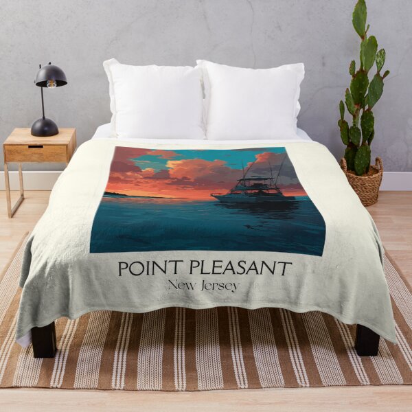 Item preview, Point Pleasant New Jersey | Fishing Boats at Sunset Art designed and sold by TuncGK.