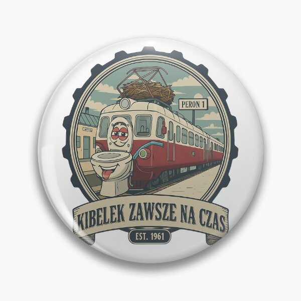 Item preview, Kibelek Zawsze Na Czas! | Polish EN57 Train Meme Art designed and sold by TheArtForge.