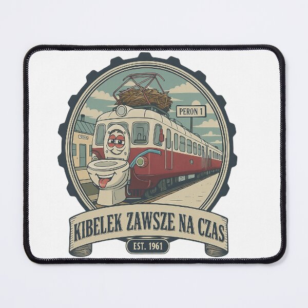 Item preview, Kibelek Zawsze Na Czas! | Polish EN57 Train Meme Art designed and sold by TheArtForge.